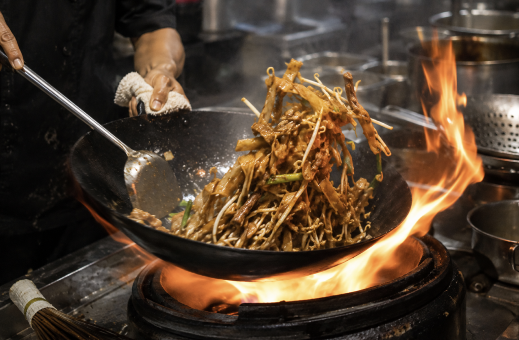 乾炒牛河的營養結構呈現高熱量、高脂肪、高鈉、極低纖維的嚴重失衡狀態。進食一整碟牛河,除了直接讓當天的熱量與脂肪攝取量亮起紅燈,更會因為精緻碳水化合物過多而導致脂肪容易囤積。